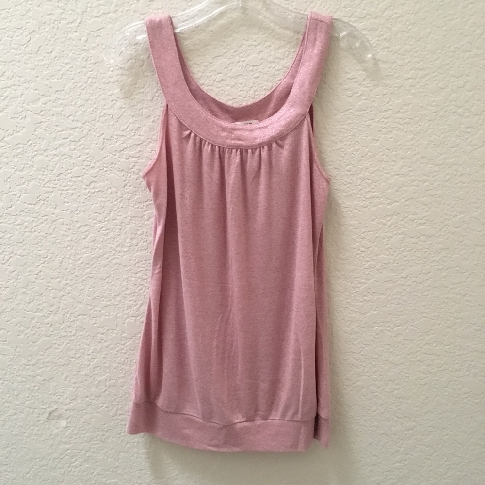 ⚡️2for$20⚡️Pink Metallic Top